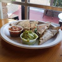 Plenty of delicious vegan options for breakfast, lunch, and dessert! at Dark & Light Cafe in Mount Dora