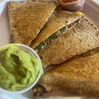 Black bean quesadilla   at Dark & Light Cafe in Mount Dora