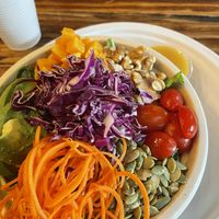 Salad - yum!  at Dark & Light Cafe in Mount Dora