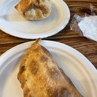 Vegan empanadas   at Dark & Light Cafe in Mount Dora