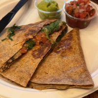Meatless quesadilla   at Dark & Light Cafe in Mount Dora