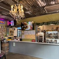 I ate my food too fast to take pictures but this is the restaurant.  You place order and they will bring you your table.    at Dark & Light Cafe in Mount Dora