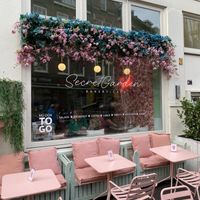 Exterior of the restaurant  at Secret Garden Bakery in The Hague