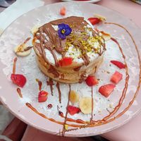 Vegan pancakes at Secret Garden Bakery in The Hague