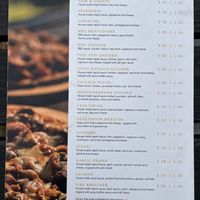 Lunch menu 4 - Pizzas  at Tullah Lakeside Lodge in Tullah