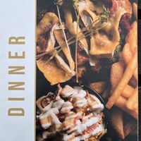 Dinner menu 1  at Tullah Lakeside Lodge in Tullah