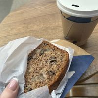 Banana bread with Walnut and Tea   at Haferkater - Hbf Karlsruhe in Karlsruhe
