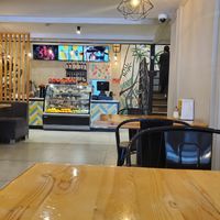 Counter at Cafe Moose in Dushanbe