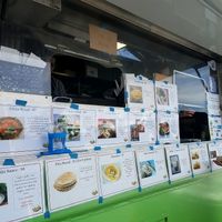 falafel food truck at College of San Mateo Farmers' Market in San Mateo