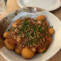 Loaded gnocchi with pomodoro  at Pastan Brighton in Brighton