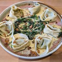 Fiorentine creme spinach torteloni, the summer special at Pastan Brighton in Brighton
