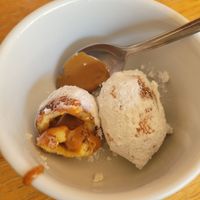 Biscoff mini doughnuts at Pastan Brighton in Brighton