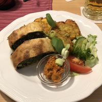 Spinach Strudel  at Gasthaus & Pension Polenztal in Hohnstein