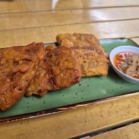 Fried tempeh at Koempul in Berlin