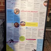 Menu at The Friendly Toast in Portland