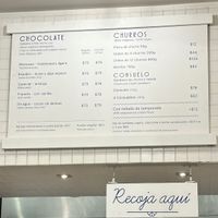 Churreria El Moro Condesa - Menu  #Veganuary at Churreria El Moro - Michoacán in Mexico City