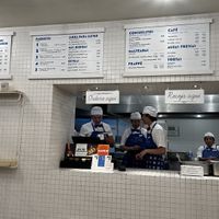 The menu states vegan options  at Churreria El Moro - Michoacán in Mexico City