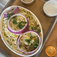 Biryanis rice bowl  at Tikka Shack in Charlotte
