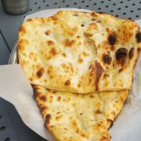 Plain naan with oil at Yogi in Montreal