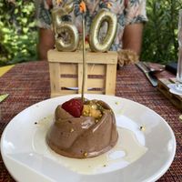 They let me add candles for my birthday and played me a Happy Birthday tune  at JS The Garden in Baie-mahault