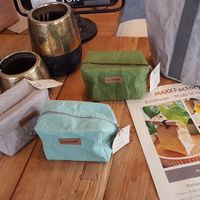 upcycled paper pouches at Cafino in Munich