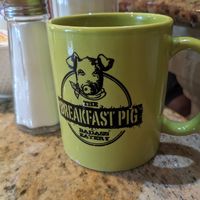 Coffee mug at The Breakfast Pig in Sault Ste Marie