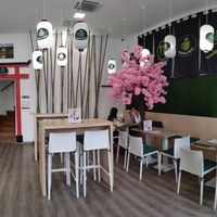 inside at Matcha Tsuki in Budapest