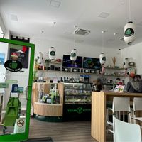 Cafe interior  at Matcha Tsuki in Budapest