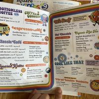 Inside drinks  at Square Cafe in Pittsburgh