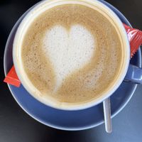 Cappucino With Oat Milkk  at Schwarzes Schaf in Velden Am Woerthersee