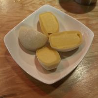 Vegan mango mochia  at hapa in Portland