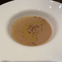 Mushroom soup  at Kitchen Mane in Yokohama