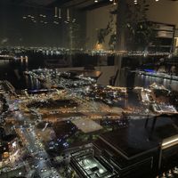 View on the harbour   at Kitchen Mane in Yokohama