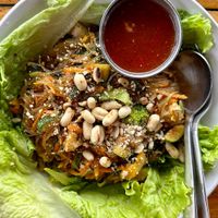 warm glass noodle salad - 350Rs  at Lumuma in Varkala