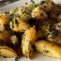 side of parsley potatoes - 260Rs  at Lumuma in Varkala