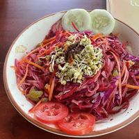 Rainbow salad   at Lumuma in Varkala