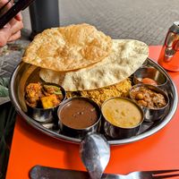 North Indian Thali at Pappu Dosa in Patchway