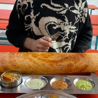 The dosa was huge! at Pappu Dosa in Patchway