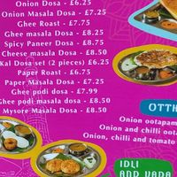 Menu at Pappu Dosa in Patchway