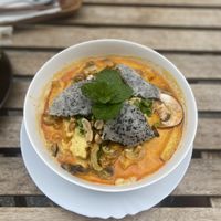 Number 21 - some type of curry noodle soup  at Chay Viet in Berlin