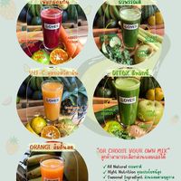 Menu05 at OYES Smoothies and Happy Food in Chiang Mai