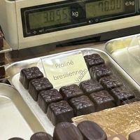 brazilian nuts  at Chocolatier Van Oost  in Bruges