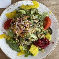 Salad with lentils   at Ludwig im Museum in Cologne