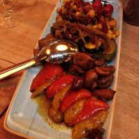 Vegan starter plate at Ludwig im Museum in Cologne