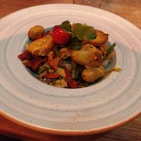 Stir-fried vegetables at Ludwig im Museum in Cologne