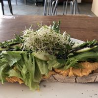 Sweet potato sandwich   at Nobel Bopel in Bergen