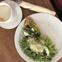 Sweet potato sandwich   at Nobel Bopel in Bergen