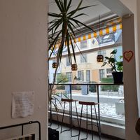 Inside tables at Nobel Bopel in Bergen