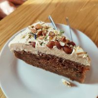 Carrot cake. at HAPPA Restaurant in Berlin