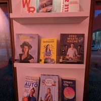 The books with the looks 😁 at HAPPA Restaurant in Berlin